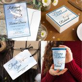 退職パーティー紙カップ飛行機デザイン 紙コップ