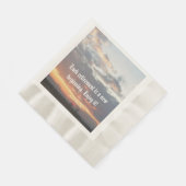 退職パーティー紙ナプキン 縁ありランチョンナプキン (角)