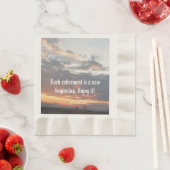 退職パーティー紙ナプキン 縁ありランチョンナプキン (インサイチュ)