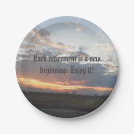 退職パーティー紙プレート ペーパープレート