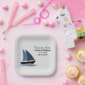 退職パーティー航海のセーリングテーマモダン ペーパープレート (パーティー)