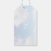 退職パーティー贈与ラベル飛行機デザイン2 ギフトタグ (裏面)