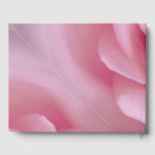 退職パーティー追加フォトピンクローズフローラ ゲストブック (裏面)