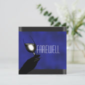 退職パーティー退カスタマイズ職 招待状 (スタンド正面)