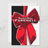 退職パーティー退カスタマイズ職 招待状 (正面)