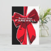 退職パーティー退カスタマイズ職 招待状 (スタンド正面)