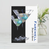 退職パーティー退カスタマイズ職 招待状 (スタンド正面)