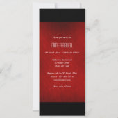 退職パーティー退カスタマイズ職 招待状 (裏面)