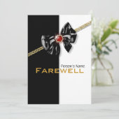 退職パーティー退カスタマイズ職 招待状 (スタンド正面)