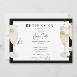 退職パーティー「あり吸ない」Black II 招待状
