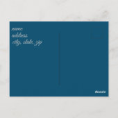 退職パーティー、「そうではない吸」。 ポストカード (裏面)