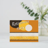 退職パーティー インビテーションポストカード (スタンド正面)