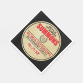 退職パーティー スタンダードランチョンナプキン (角)