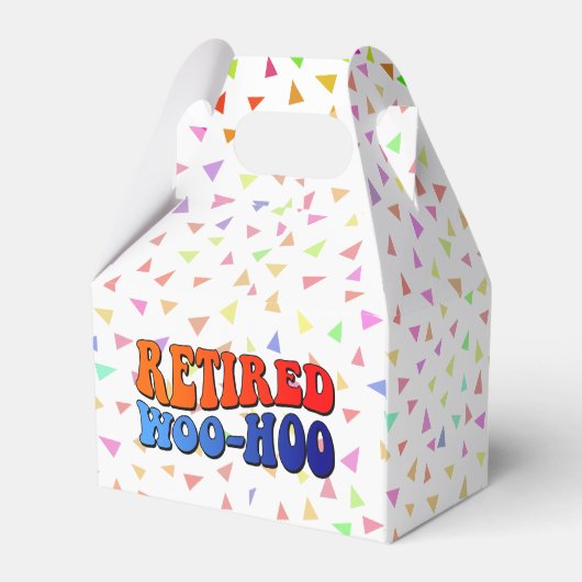 退職パーティー フェイバーボックス (裏面サイド)