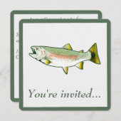 退職パーティー:マス 招待状 (正面/裏面)