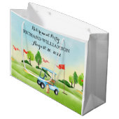 退職パーティー ラージペーパーバッグ (正面アングル)