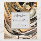 退職パーティー ワインラベル (シングルラベル)