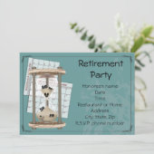 退職パーティー 招待状 (スタンド正面)