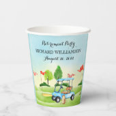 退職パーティー 紙コップ (裏面)