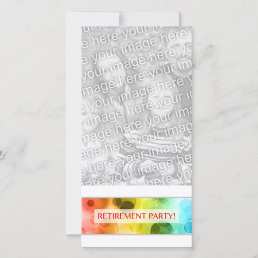 退職パーティー(虹《写真》ぼけ味) (正面)