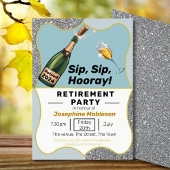 退職パーティー、退職した単クラシックに、ヴィンテージ 招待状