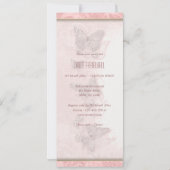 退職パーティー 送別会 オーダーメイド 招待状 (裏面)