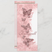 退職パーティー 送別会 オーダーメイド 招待状 (正面/裏面)