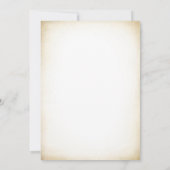 退職パーティー-金ゴールドホワイトレトロ 招待状 (裏面)