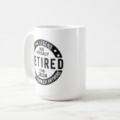 退職パーティー, 2024年退職,退職計画 コーヒーマグカップ (正面左)