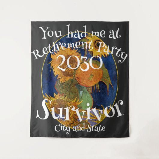 退職パーティー 2030 2031 2032 2034 2035 2036 タペストリー (正面)