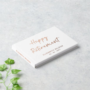 退職パーティー、Happy Retirement離れのパーティー ゲストブック