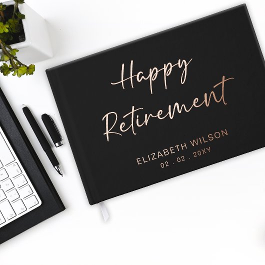 退職パーティー、Happy Retirement離れのパーティー ゲストブック