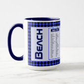 退職ビーチデイゲームマグ マグカップ (左)