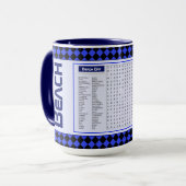 退職ビーチデイゲームマグ マグカップ (正面左)