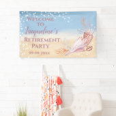 退職ビーチ沿岸パーティーウェルカムバナー 横断幕 (インサイチュ)