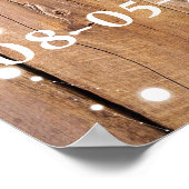 退職フローラひまわり素朴パーティー歓迎 ポスター (角)