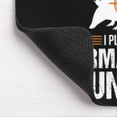 退職プラおもしろいンアルマディロポッサム狩りHun マウスパッド (コーナー)