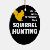 退職プランリス狩りリス狩り セラミックオーナメント (右)