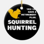 退職プランリス狩りリス狩り セラミックオーナメント (裏面)