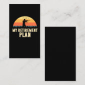 退職プラン狩りパパガンラバーアニマル狩り 名刺 (正面/裏面)