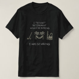 退職プラン ゴルフハンモック釣り - 面白いギフト Tシャツ