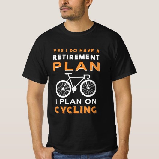 退職プランIサイクリング Tシャツ (正面)