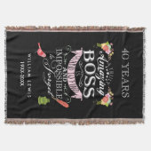 退職ボス贈与フローラの離れ毛布 スローブランケット (正面)