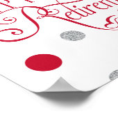 退職モダンパーティーポスター ポスター (角)