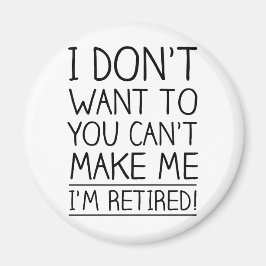 退職ユーモアのある引用文 マグネット