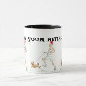 退職リンガーマグ マグカップ (中央)