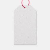 退職レトロレッドトラック ギフトタグ (裏面)