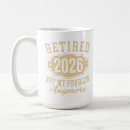 退職予定2026年 後のことは知らない 面白い 退職記念 2026年 コーヒーマグカップ