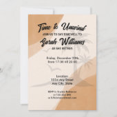 退職会社送別パーティの招待状 招待状 (正面)