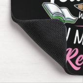 退職先生退職した先生ハッピーオン月曜日 マウスパッド (コーナー)